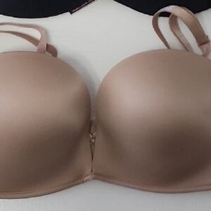 Women's Tan Strapless Bra